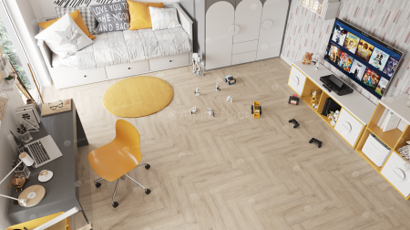 Кварцвиниловая плитка (Елочка) Alpine Floor PARQUET LIGHT Дуб Медия ЕСО 13-20